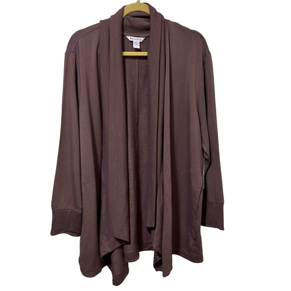 NEW Athleta Pranayama Restore Wrap Cardigan 1X Shale
